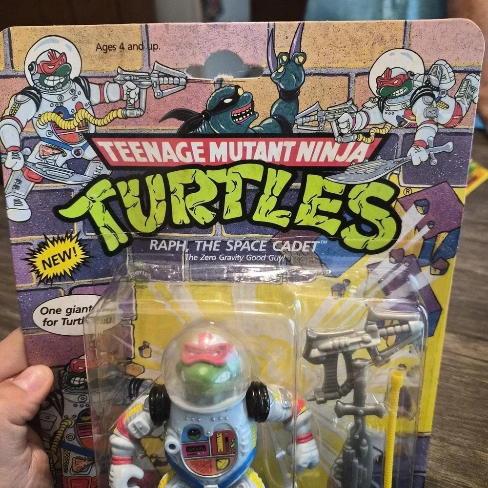 Rare 1990 TMNT Raph the Space Cadet MOC Vintage Playmates Teenage Mutant...